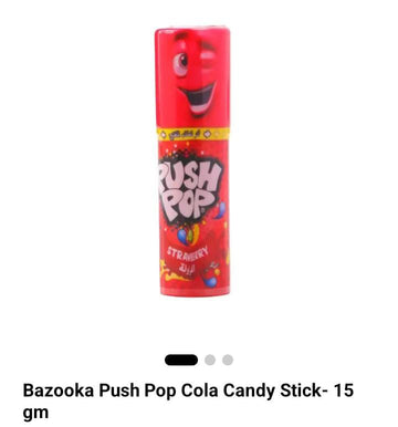 Bazooka Push Pop Cola Candy